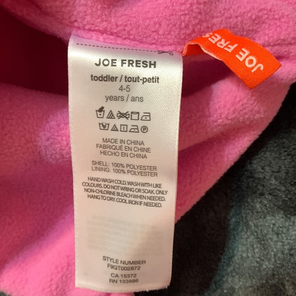 Fleece toque pink toddler 4-5 - Picture 6 of 8